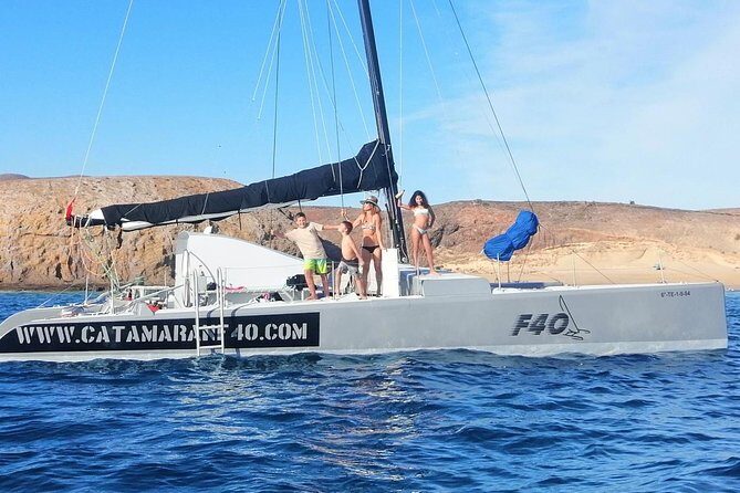 Catamaran F40 Lanzarote sailing - Why This F40 Catamaran Feels Better Than Big Boat Tours