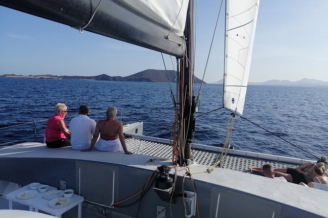 Catamaran F40 Lanzarote sailing - The Wind-Driven Route Along Lanzarote’s South Coast