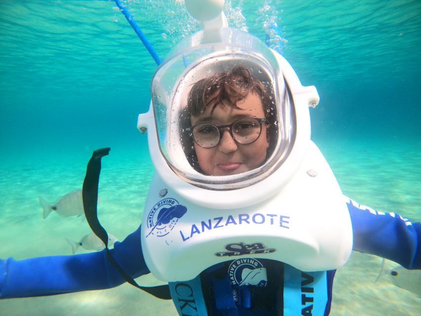 Costa Teguise : Underwater Sea Trek Experience - Cameras are out: plan for the photo package and the timing