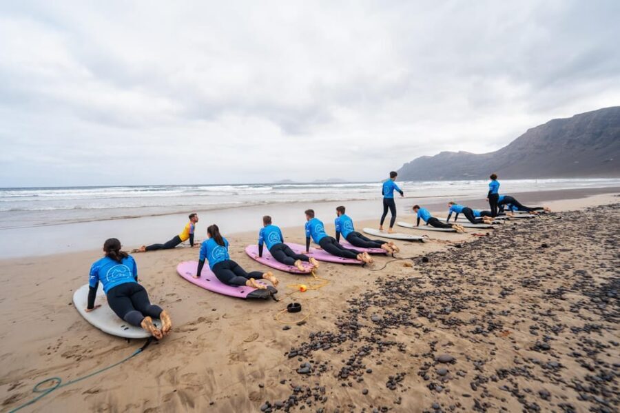 Famara Beach: Surfing Lessons with Videos - What’s Included: Gear, Fruit, Water, and the Video That Makes It Last