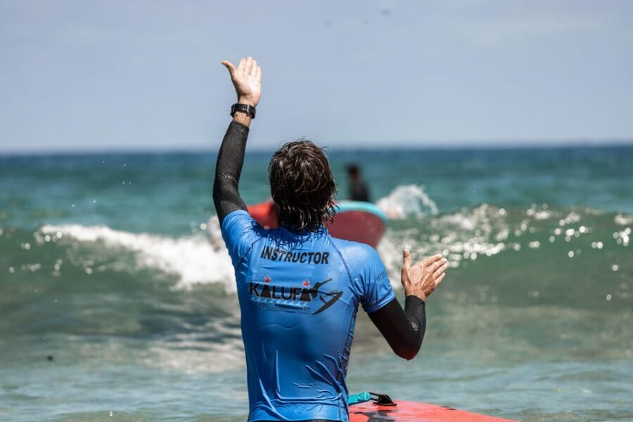 Kalufa Surf school in Caleta de Famara, Lanzarote - Caleta de Famara Waves and a Lesson Plan That Matches Them