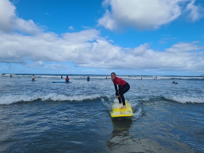 Kalufa Surf school in Caleta de Famara, Lanzarote - Full Day Lesson Option: More Time, More Technique Work