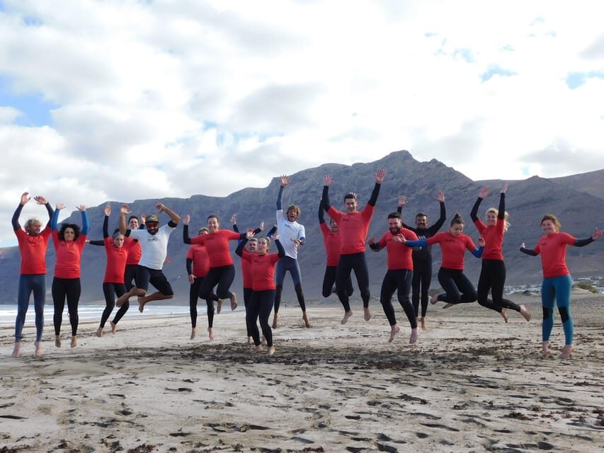 Kalufa Surf school in Caleta de Famara, Lanzarote - Where You Meet: the VW Van and Famara Beach Parking