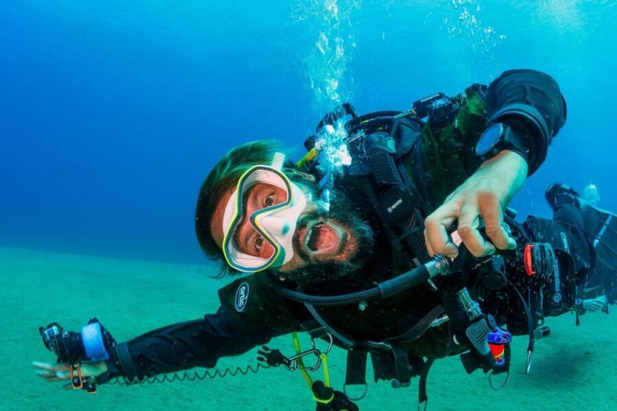 Lanzarote: Diving Baptism in Puerto de Carmen 2 Dives - First Water Session Around 6 Meters: Building Comfort and Spotting Sea Life