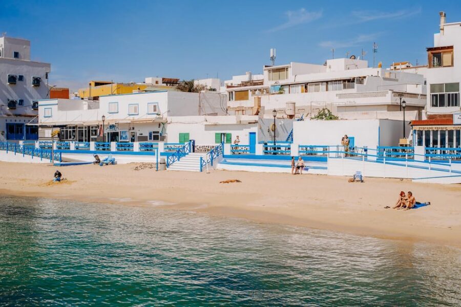 Lanzarote: Fuerteventura Return Ferry Ticket with Bus - Corralejo on your own time: shops, bars, restaurants, and beach breaks