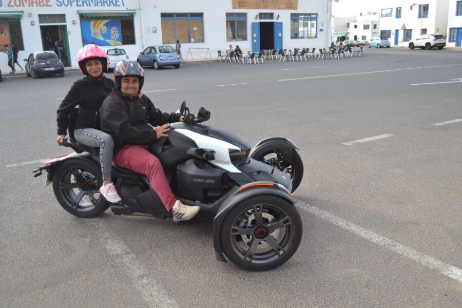 Lanzarote: Guided Tour on a Ryker - Costa Teguise start: quick briefing, then you’re off