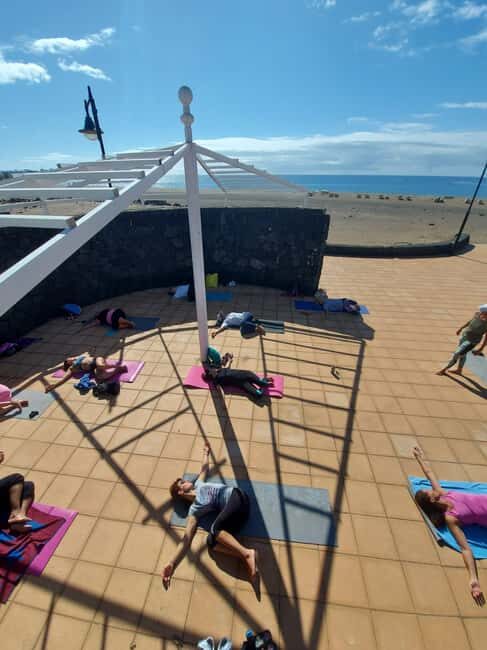 Lanzarote Outdoor Yoga Class with Ocean Views - The instructor and the language advantage (English, Spanish, Italian)