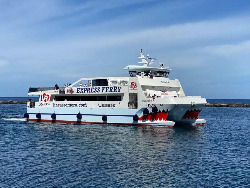 Lanzarote: Return Ferry to La Graciosa with Bus Pickup - Key takeaways before you go