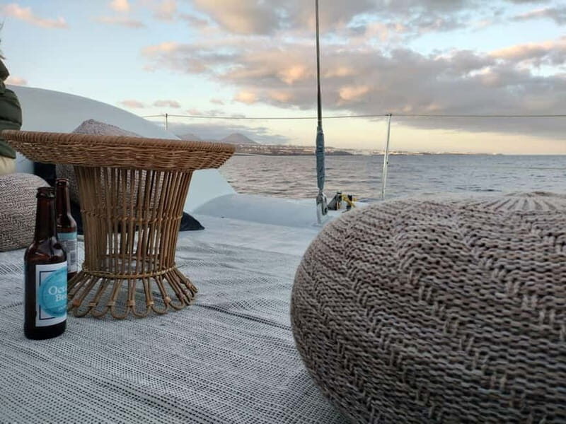 Lanzarote Sunset Experience with dolphin spotting - Getting to Marina Puerto Calero and boarding La Santa María