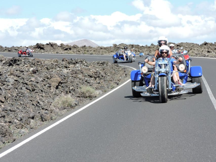 Lanzarote: three wheeler trike tour for three people - What to Bring: License, Shoes, and Food for the Ride