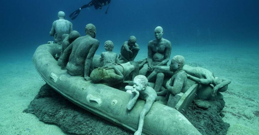 Museo Atlantico: Diving Class for Non-Certified Divers - First water session: 20 minutes of essentials, then real practice to 12 metres