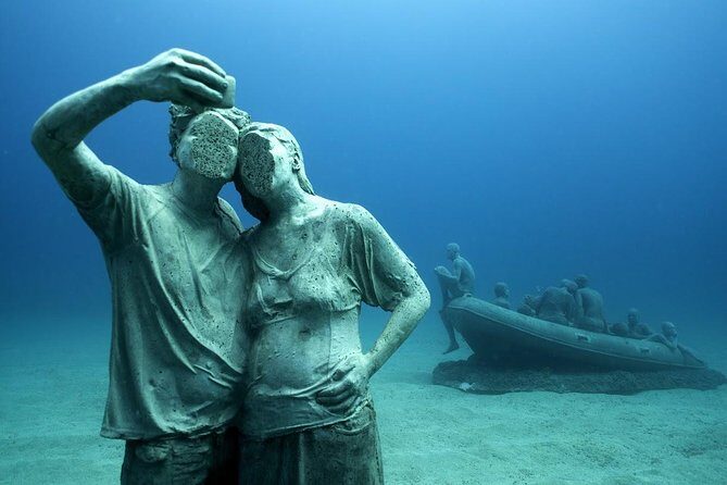 Museo Atlantico for certified divers - The Pre-Water Briefing: Statues First, Safety Always