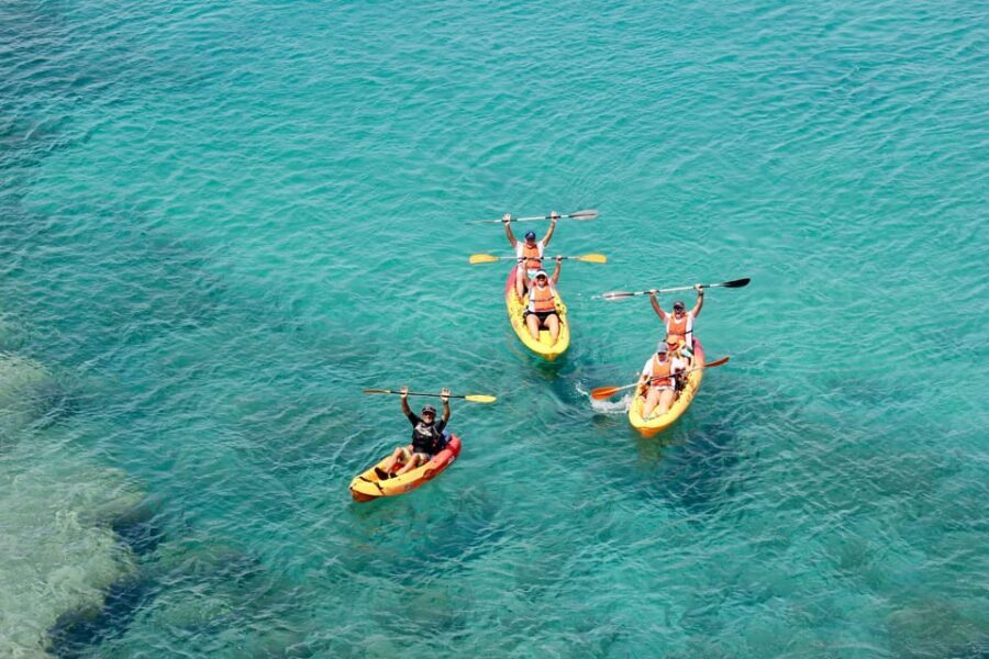 Papagayo: Kayak Experience in Los Ajaches Natural Monument - The Kayak Section: 6 km, Double Kayaks, and Real Safety Briefing