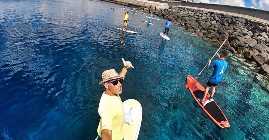 Puerto del Carmen: Stand Up Paddleboarding Class - First Steps on the Boards in Puerto del Carmen